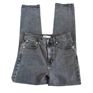 Madewell black Wash Jeans Women's High Rise Skinny Stretch Denim